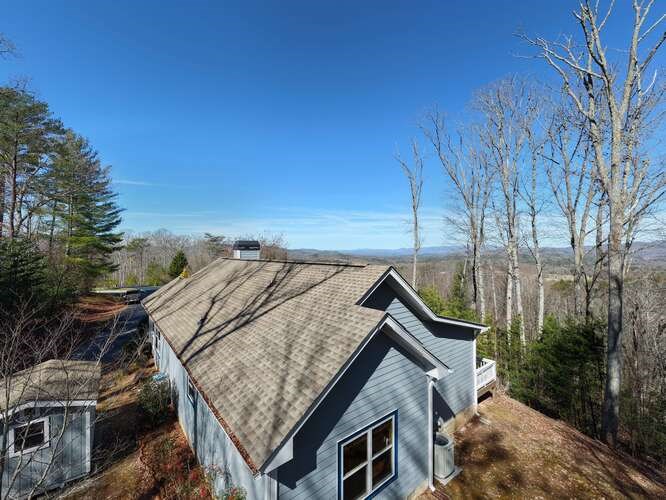 2081 Gallatin Road Young Harris, GA 30582 - Photo 42 of 44 a aerial view of a house with a yard