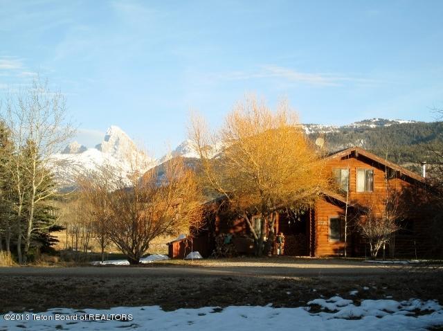 310 Targhee Towne Road Alta, WY 83414 - Photo 1 of 1 Front of home Tetons beyond