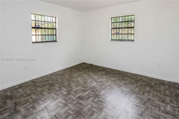 a view of empty room