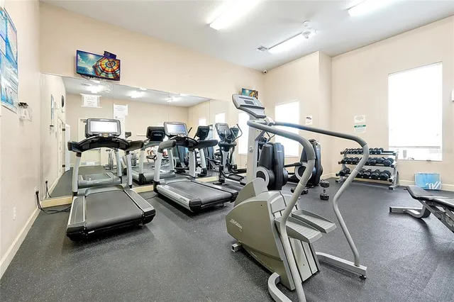 a view of a yard with a slide