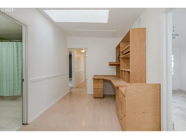 a very nice looking room with a large window