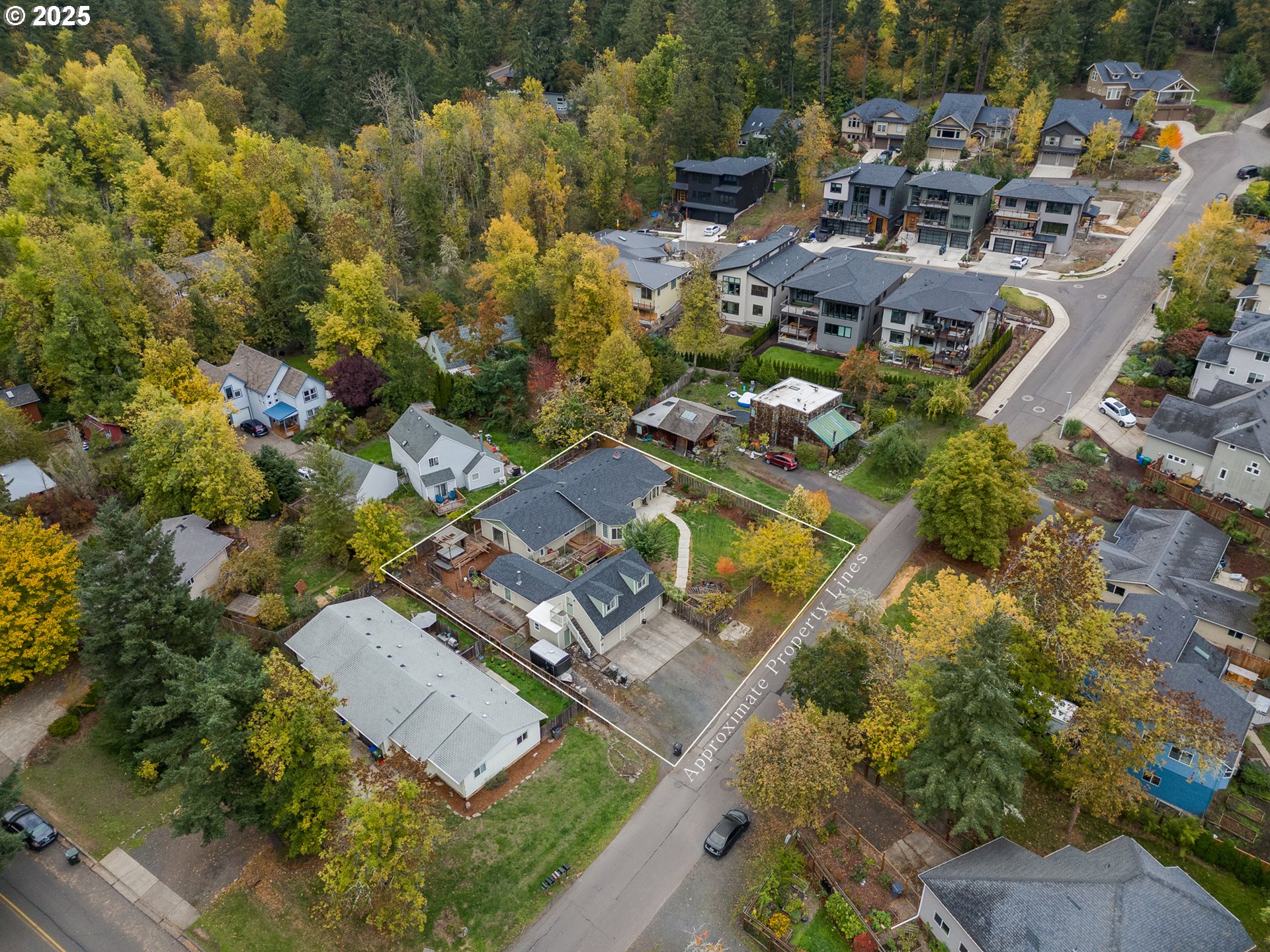 1755 East 43rd Avenue Eugene, OR 97405 - Photo 2 of 34 an aerial view of multiple houses with yard