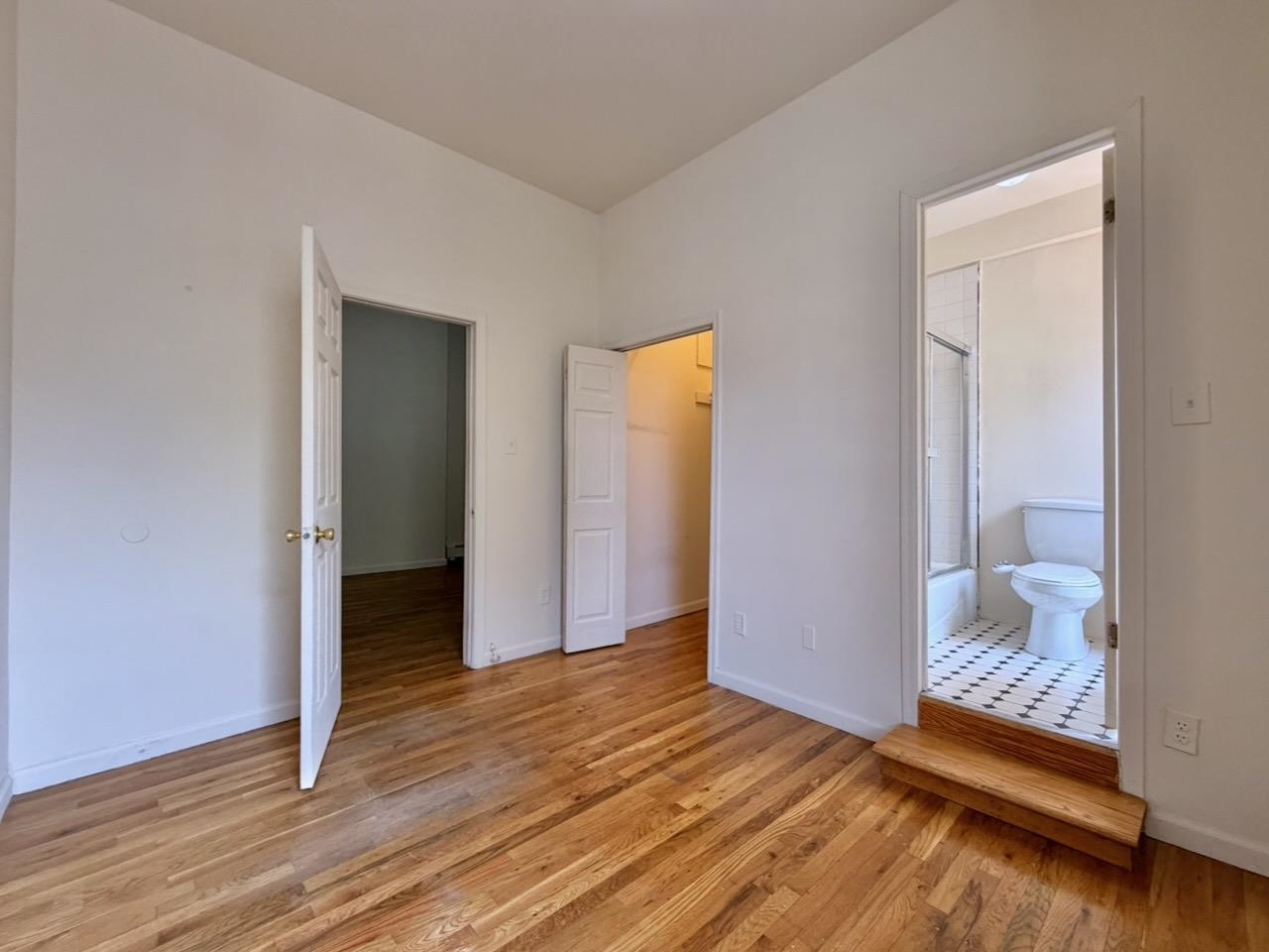 415 1st Street, Unit 2R Hoboken, NJ 07030 - Photo 10 of 22 a view of bedroom with wooden floor