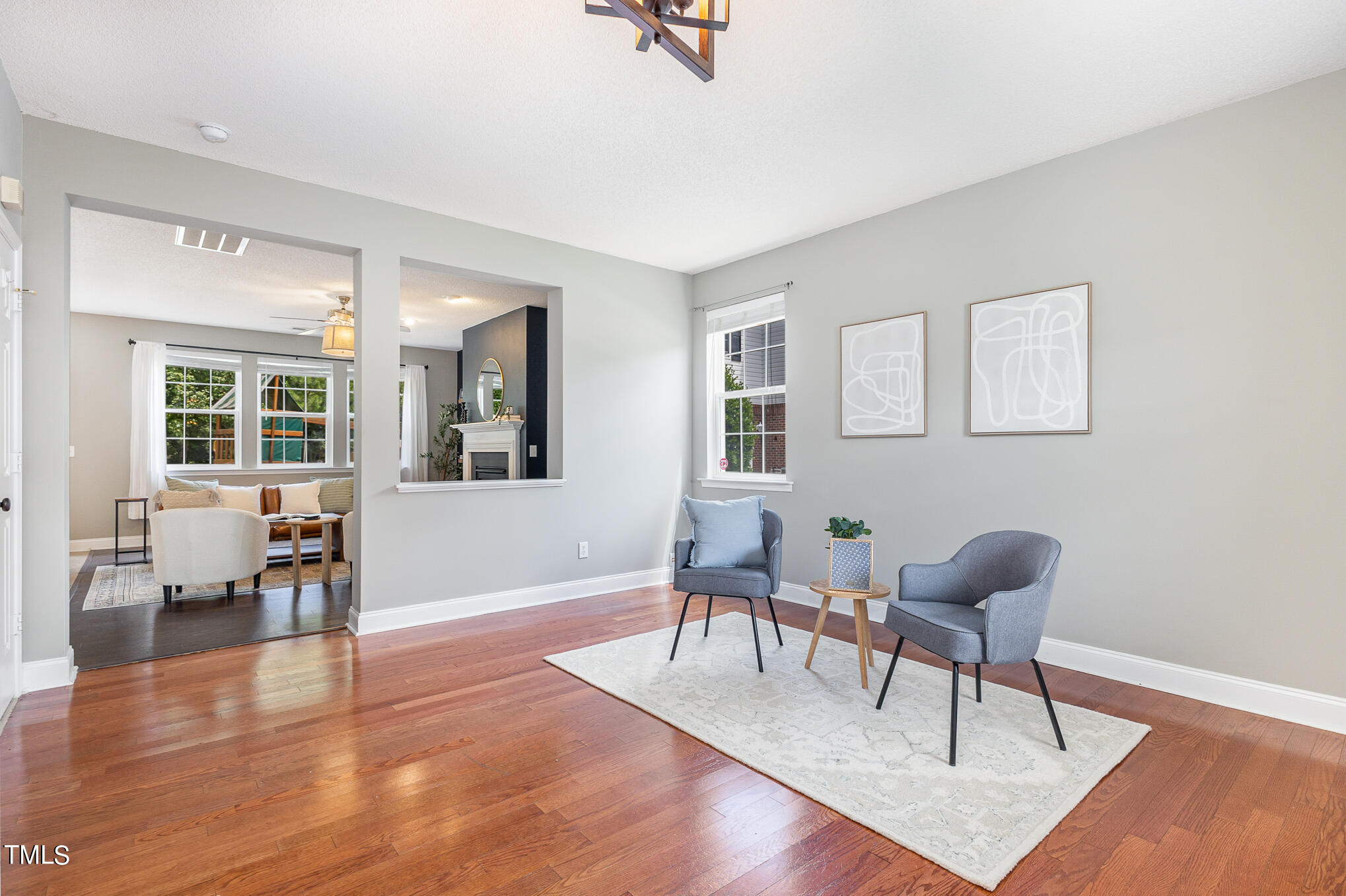 8814 Elizabeth Bennet Place Raleigh, NC 27616 - Photo 5 of 28 a living room with furniture rug and window