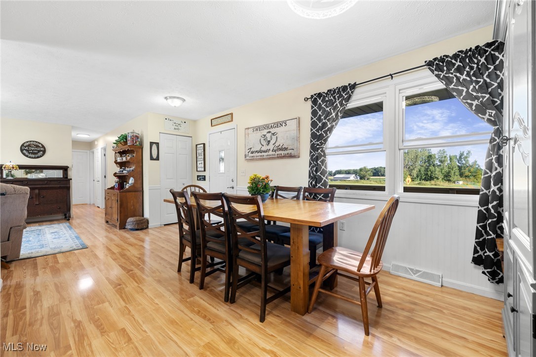 9208 Thorpe Road Berlin Heights, OH 44814 - Photo 6 of 47 Dining area with light wood-style floors