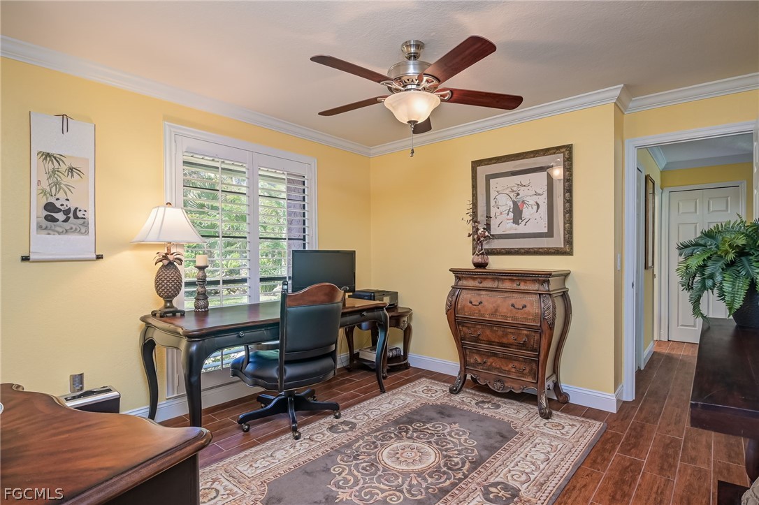 4601 Orange River Loop Road Fort Myers, FL 33905 - Photo 16 of 50 a view of a workspace with furniture and a window