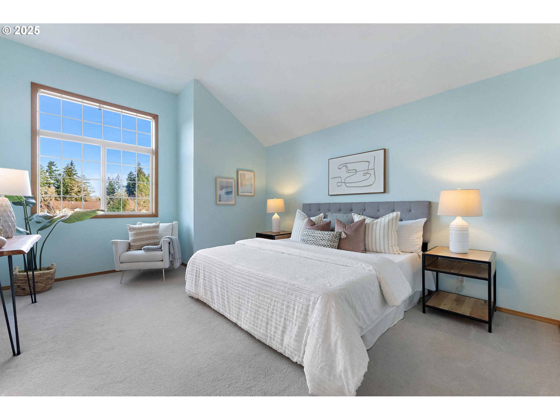 20259 Southwest Celebrity Street Beaverton, OR 97078 - Photo 17 of 40 a bedroom with a bed couch and a window