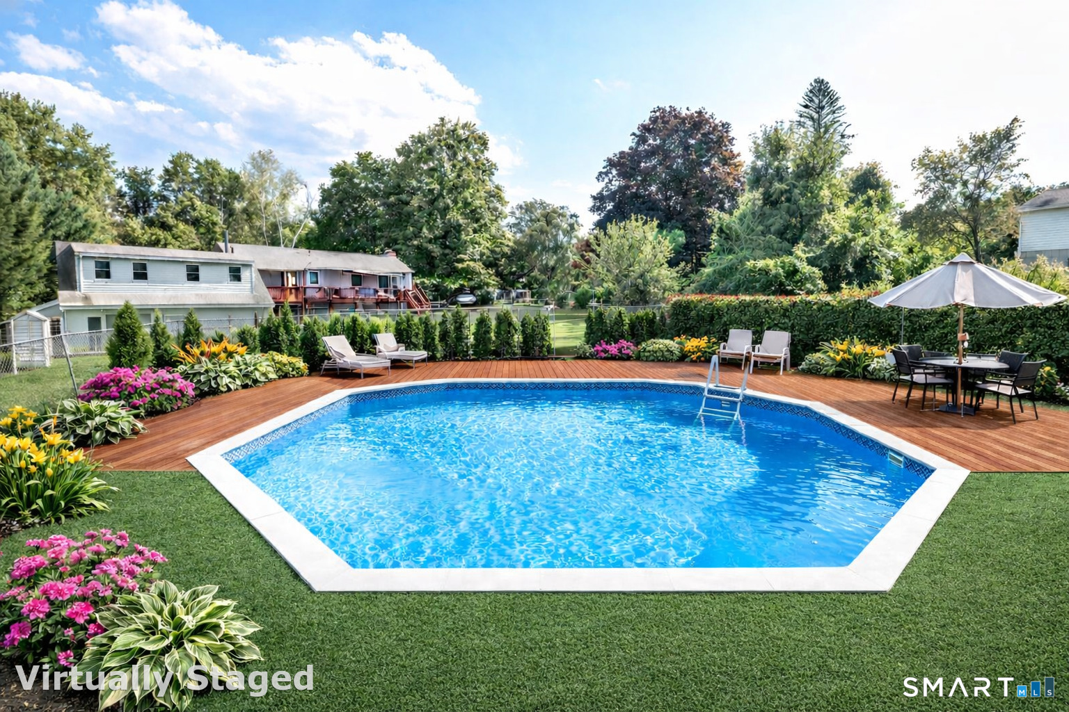27 Jotham Road New Milford, CT 06776 - Photo 35 of 37 a view of a swimming pool with lounge chair