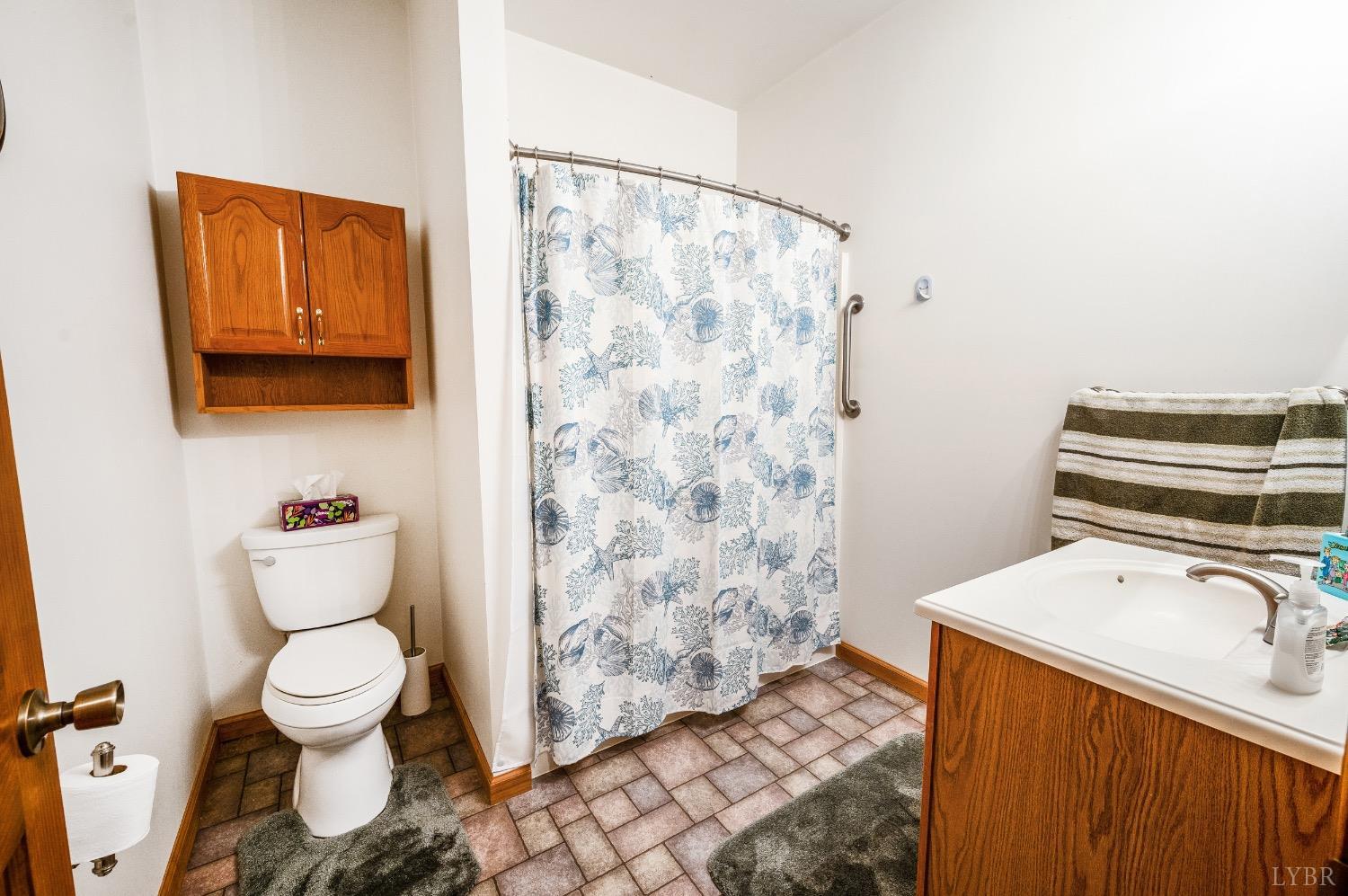 239 Little Farm Road Amherst, VA 24521 - Photo 36 of 59 a bathroom with a sink toilet and shower
