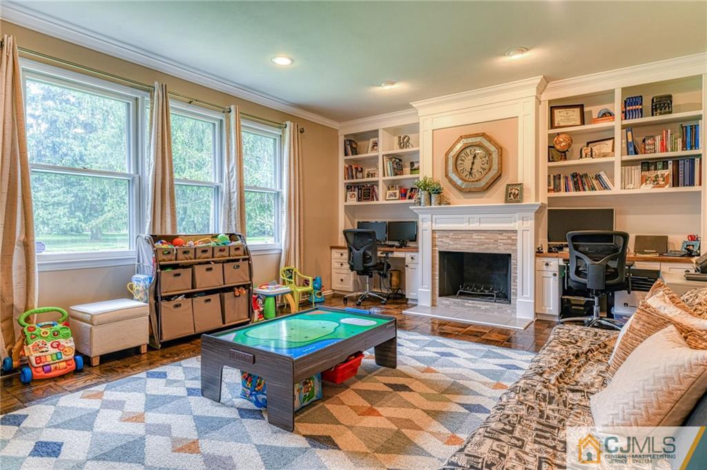 3 Spruce Lane Princeton, NJ 08540 - Photo 4 of 34 a living room with furniture and a fireplace