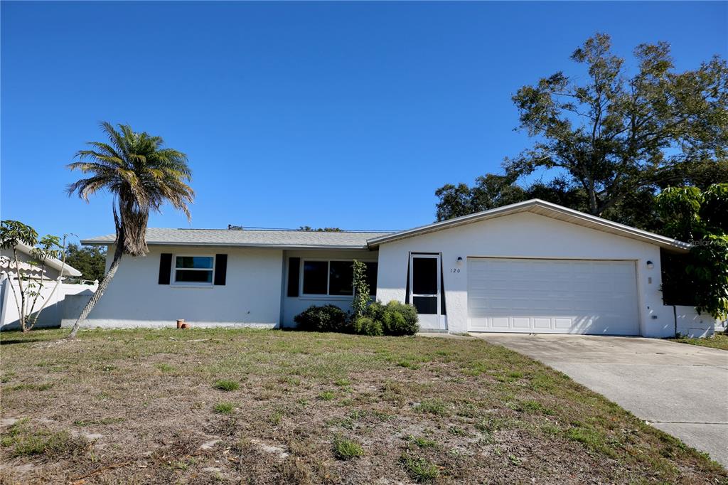 120 20th Street Southwest Largo, FL 33770 - Photo 3 of 46 a front view of house with yard and trees around