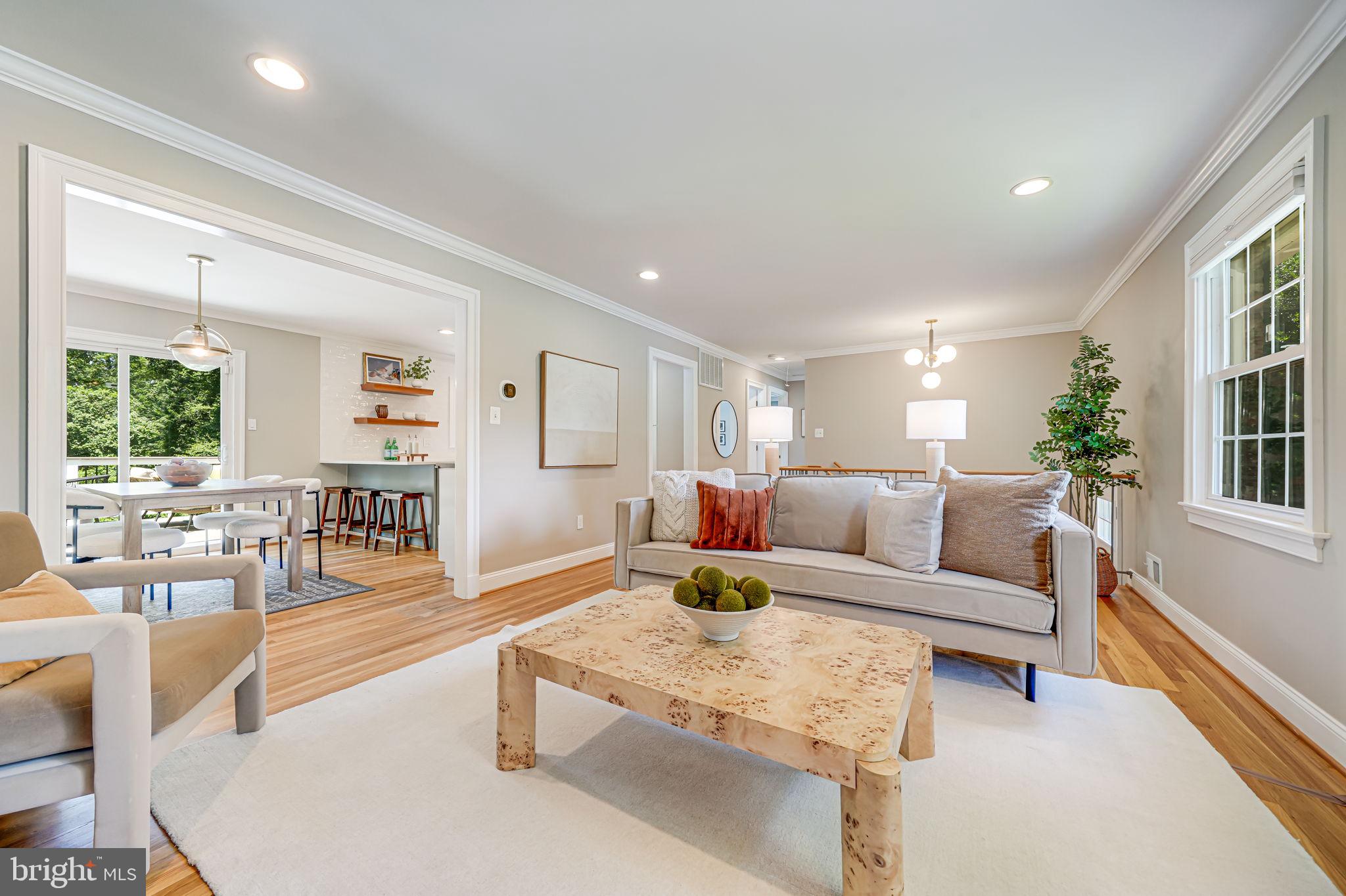 1930 Foxhall Road McLean, VA 22101 - Photo 7 of 62 a living room with furniture and a large window