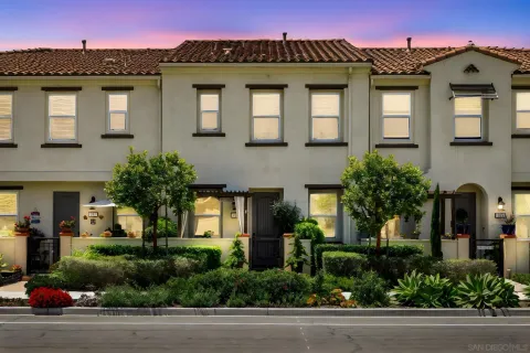 front view of a house with a street