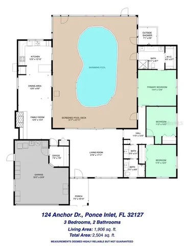 $1,049,000 | 124 Anchor Drive, Ponce Inlet, FL 32127