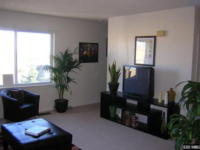 3990 Covington Way, Unit A Reno, NV 89503 - Photo 7 of 9 a living room with furniture bookshelf and a potted plant