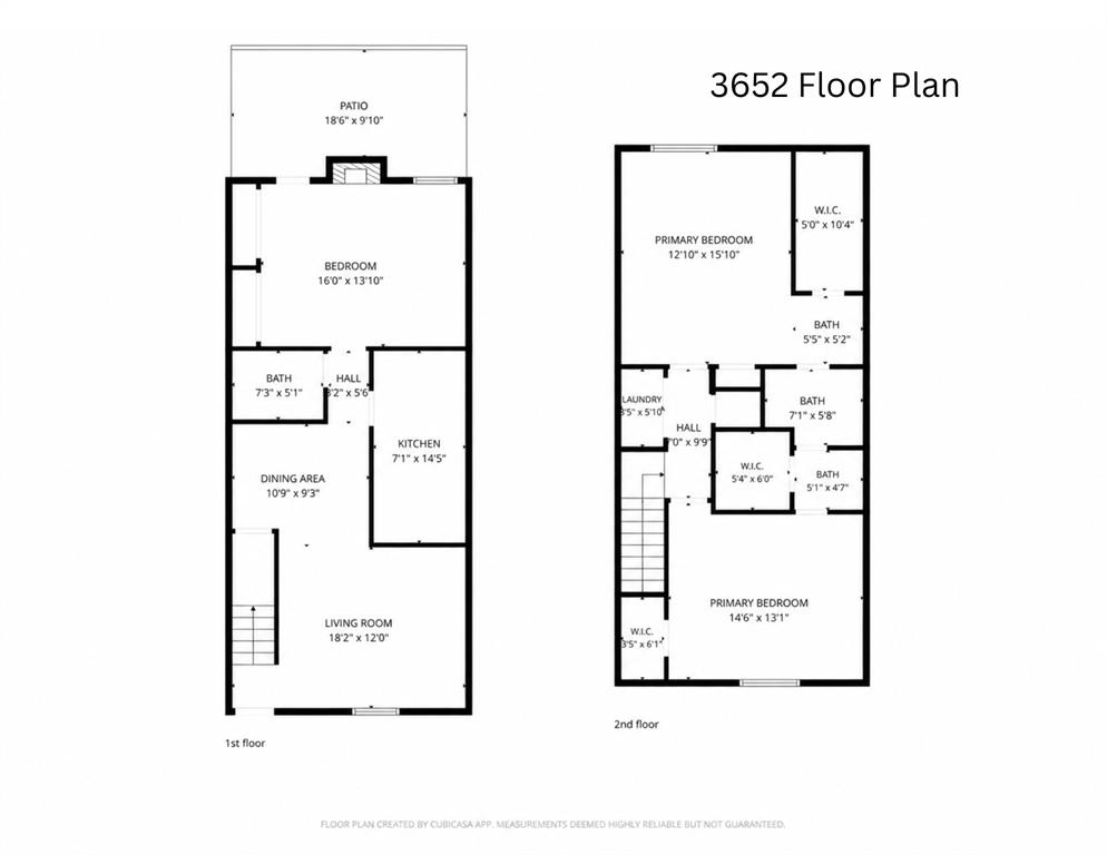 3650 Rickshaw Drive Dallas, TX 75229 - Photo 33 of 34 3652 Floor Plan