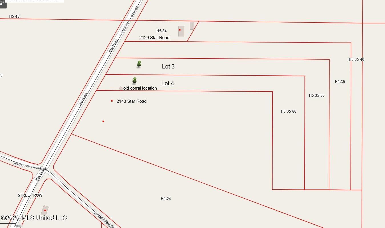 Star Road Brandon, MS 39042 - Photo 3 of 3 Landroll data - Lots 3 and 4