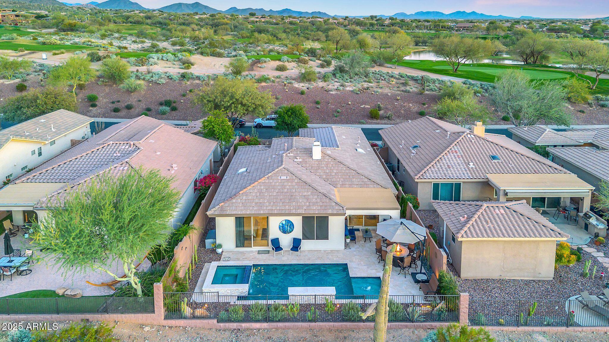 41822 North Crooked Stick Road Anthem, AZ 85086 - Photo 44 of 90 an aerial view of a house