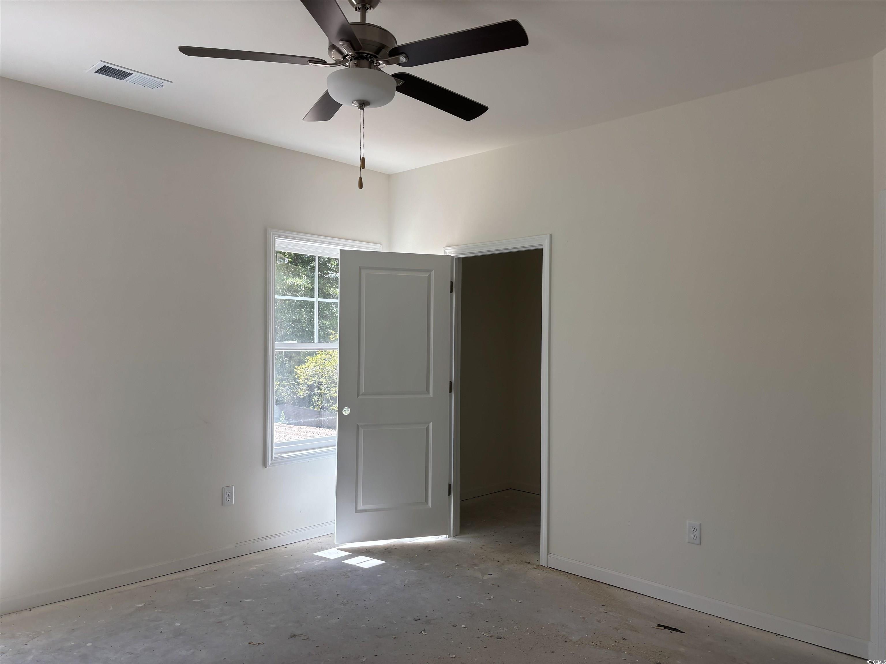 8545 Pee Dee Highway Conway, SC 29527 - Photo 17 of 34 Spare room with baseboards, ceiling fan, and unfin
