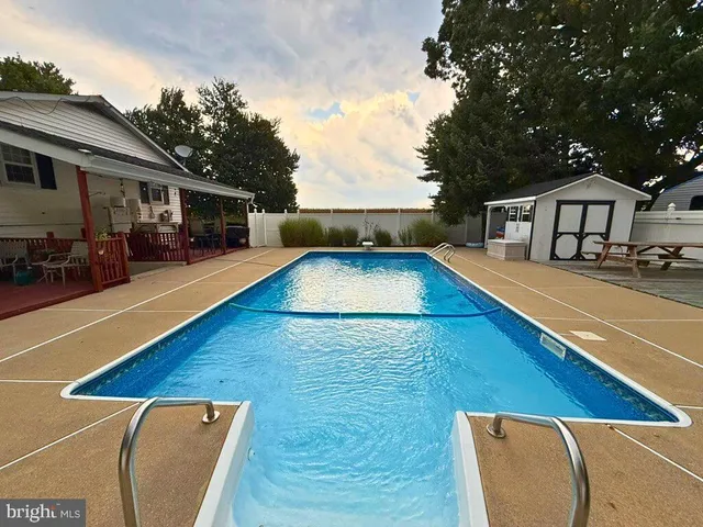 a view of a house with pool