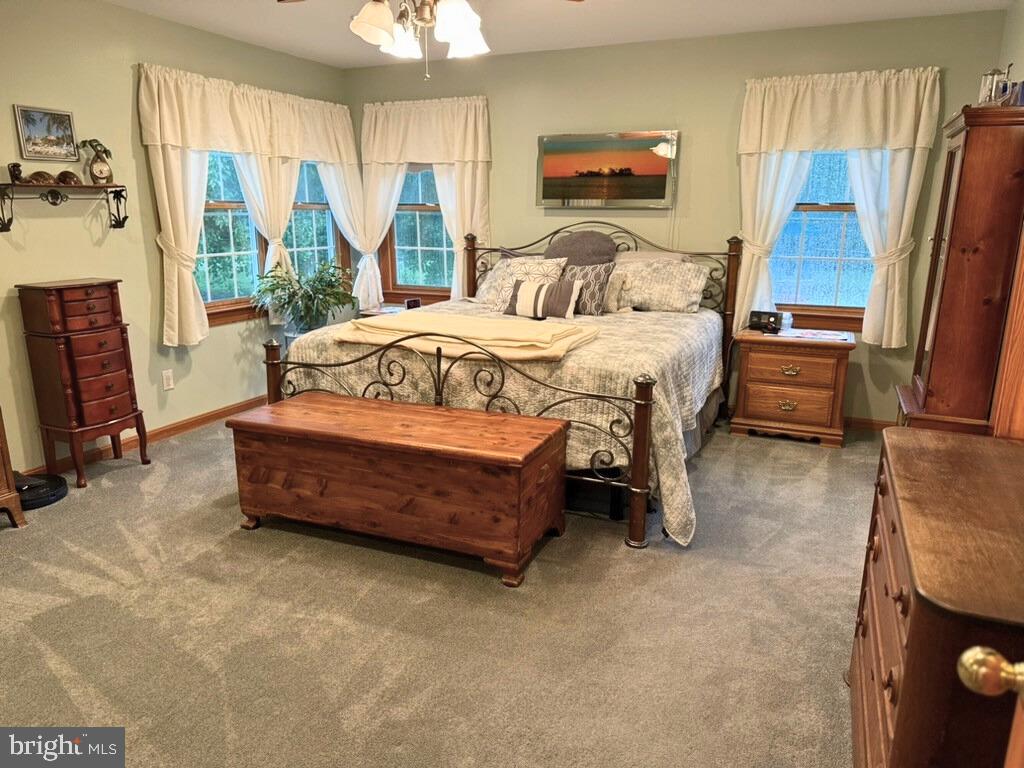 31569 Jim Davis Road Galena, MD 21635 - Photo 24 of 42 a bedroom with a bed and large windows