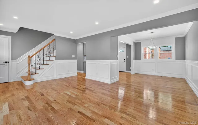 a view of an entryway of a house