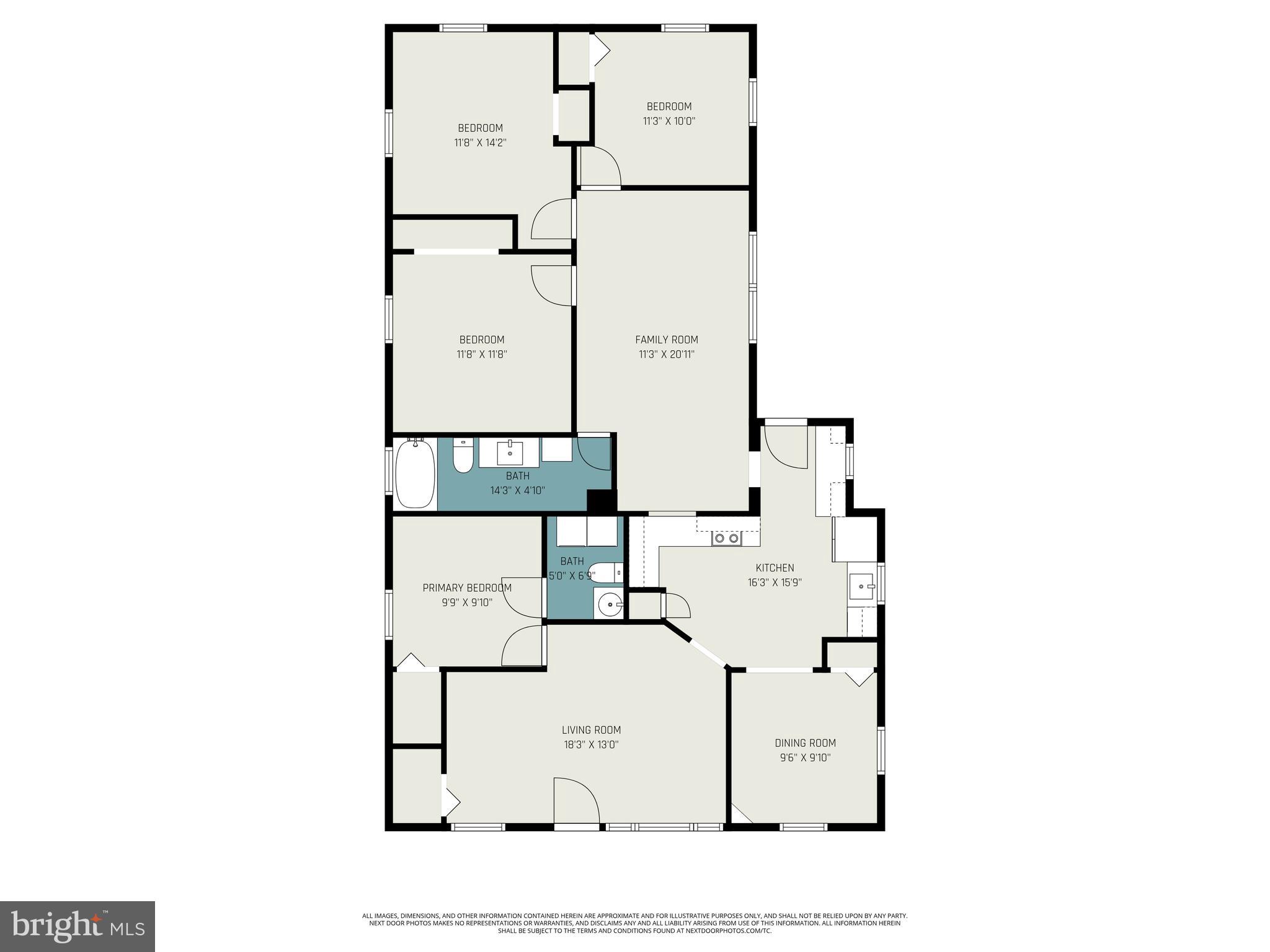 7316 Hughes Avenue Baltimore, MD 21219 - Photo 43 of 43 a picture of floor plan