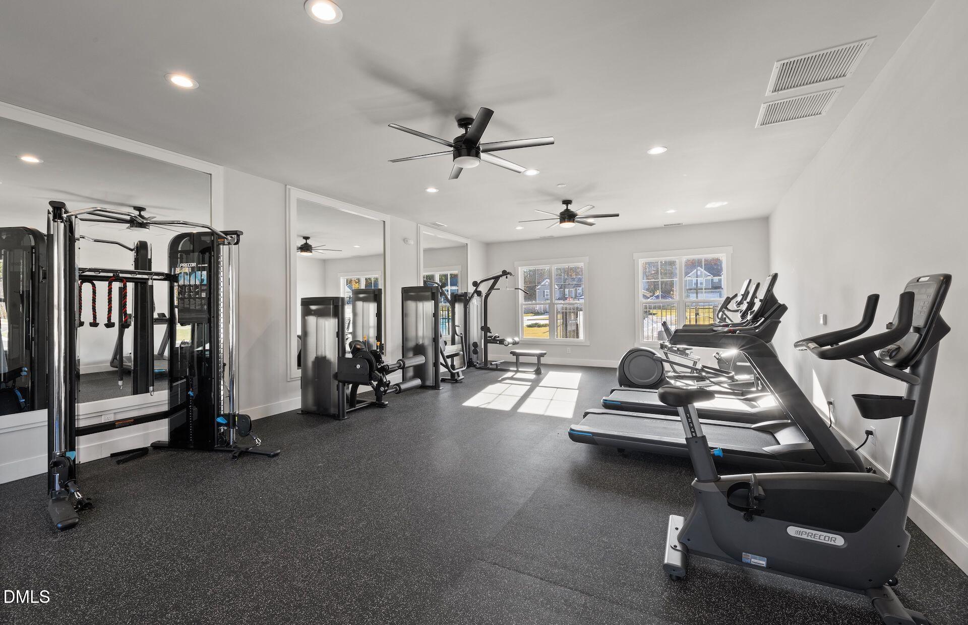 1003 Jensen Road Durham, NC 27703 - Photo 29 of 30 a view of a room with gym equipment