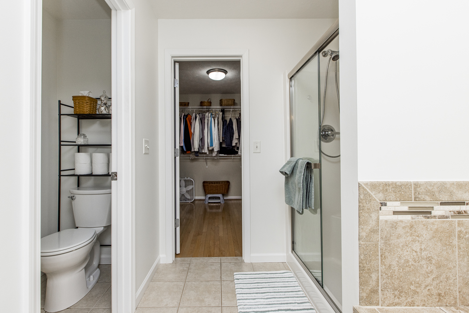 1511 Biltmore Court Normal, IL 61761 - Photo 19 of 35 a bathroom with a toilet and a shower