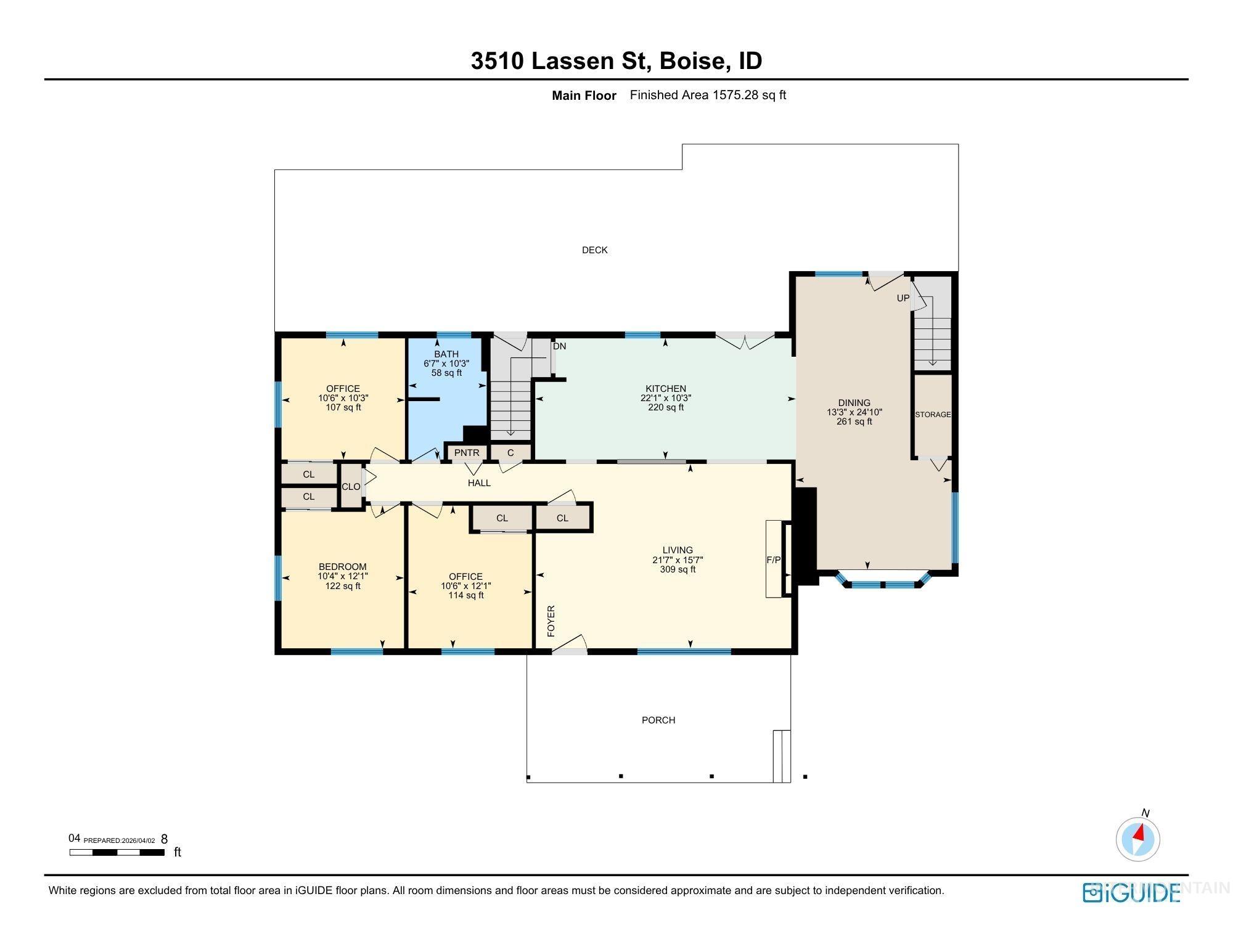 3510 Lassen Street Boise, ID 83703 - Photo 48 of 50 View of home floor plan