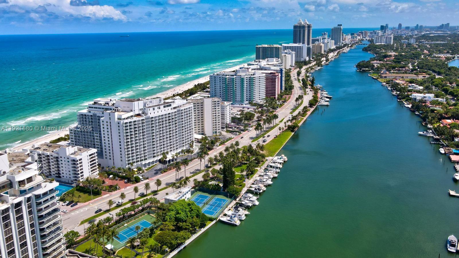 5401 Collins Avenue, Unit 340 Miami Beach, FL 33140 - Photo 5 of 54 a view of a city with an ocean view