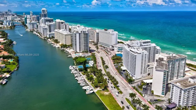 a view of a city with tall buildings