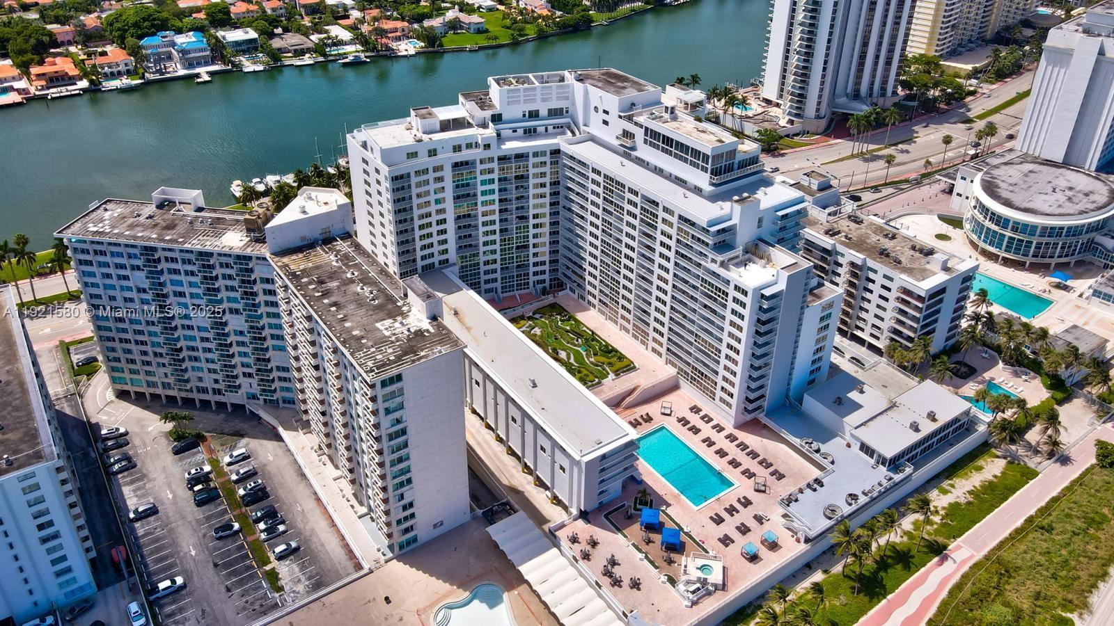 5401 Collins Avenue, Unit 340 Miami Beach, FL 33140 - Photo 7 of 54 an aerial view of a house with outdoor space
