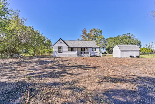 a house with a outdoor space