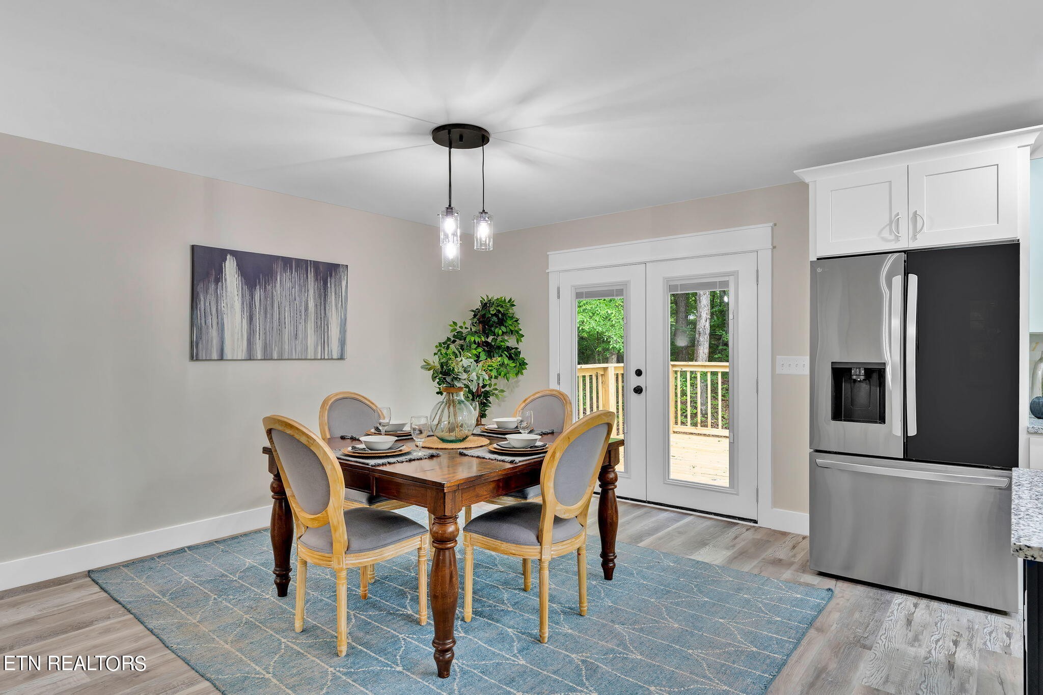 159 Country Way Road Vonore, TN 37885 - Photo 19 of 32 a view of a dining room with furniture window and wooden floor