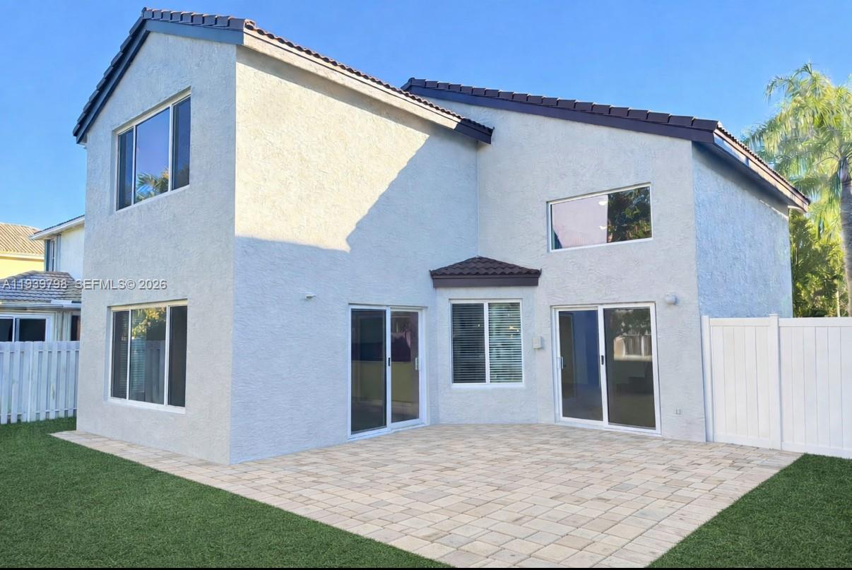 16353 Southwest 29th Street Miramar, FL 33027 - Photo 24 of 24 Fence, pavers and turf will be installed, this is a rendering as an idea