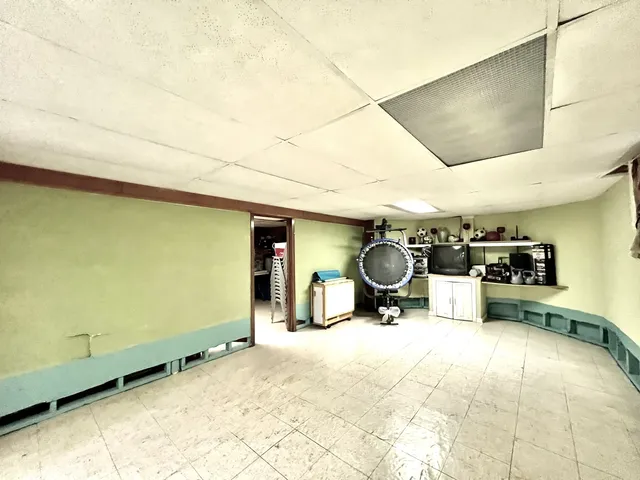 a storage room with washer and dryer