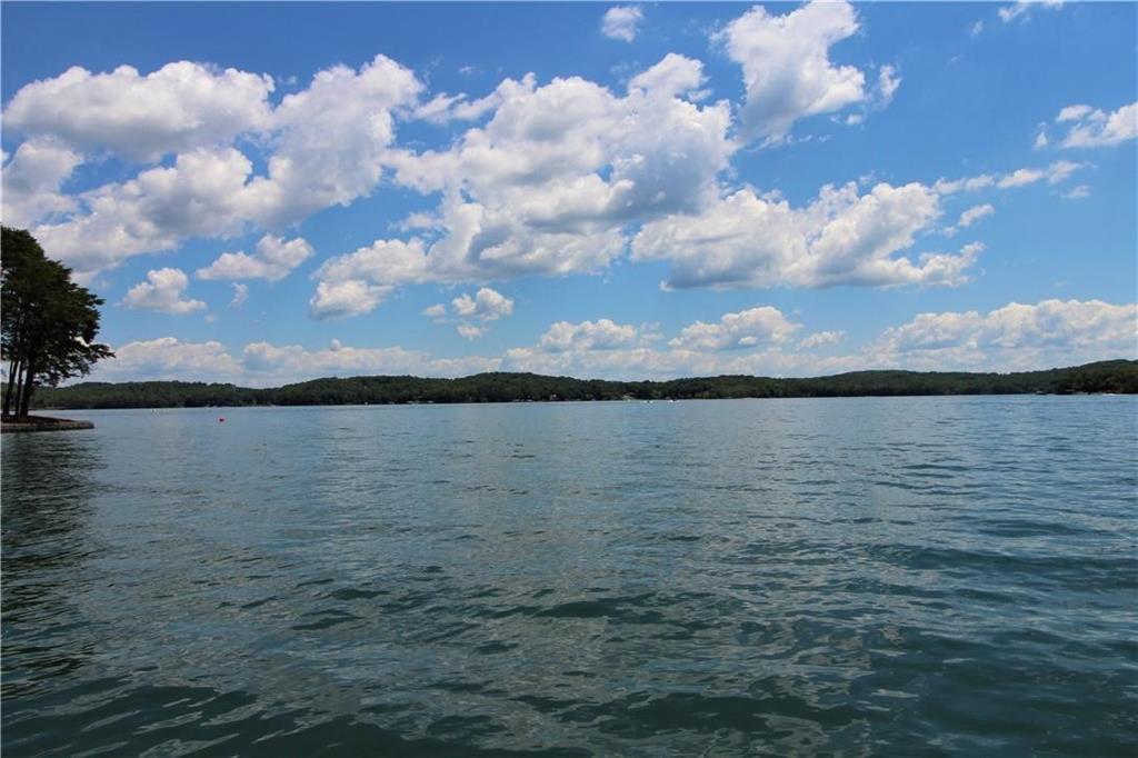 Beautiful view from this cove to big open water on Lake Blue Ridge.