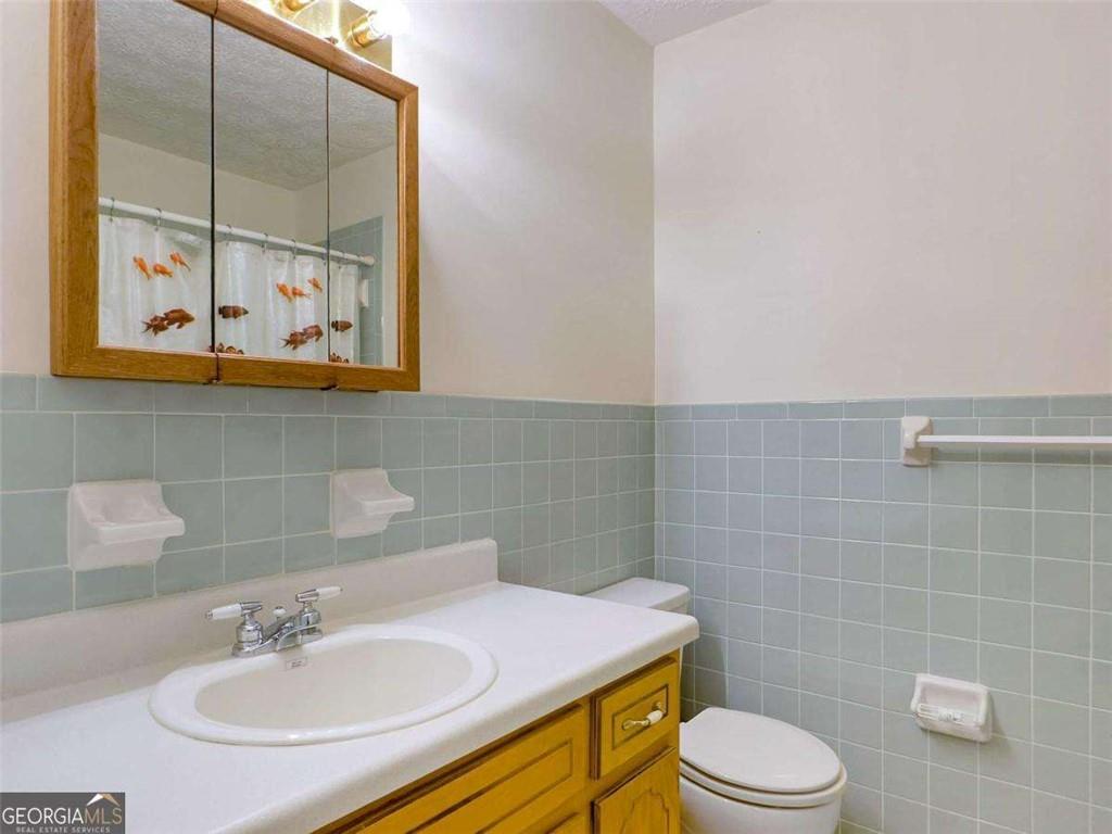 240 Riverview Road Jackson, GA 30233 - Photo 45 of 79 a bathroom with a sink a mirror and a toilet