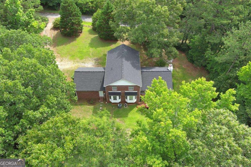 240 Riverview Road Jackson, GA 30233 - Photo 7 of 79 an aerial view of a house with swimming pool and garden
