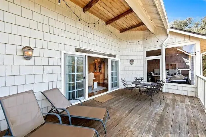 3505 Deer Lake Park Road Julian, CA 92036 - Photo 31 of 46 a balcony with table and chairs