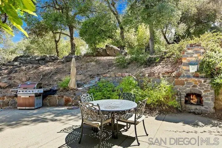 3505 Deer Lake Park Road Julian, CA 92036 - Photo 35 of 46 a view of a chairs and table in backyard