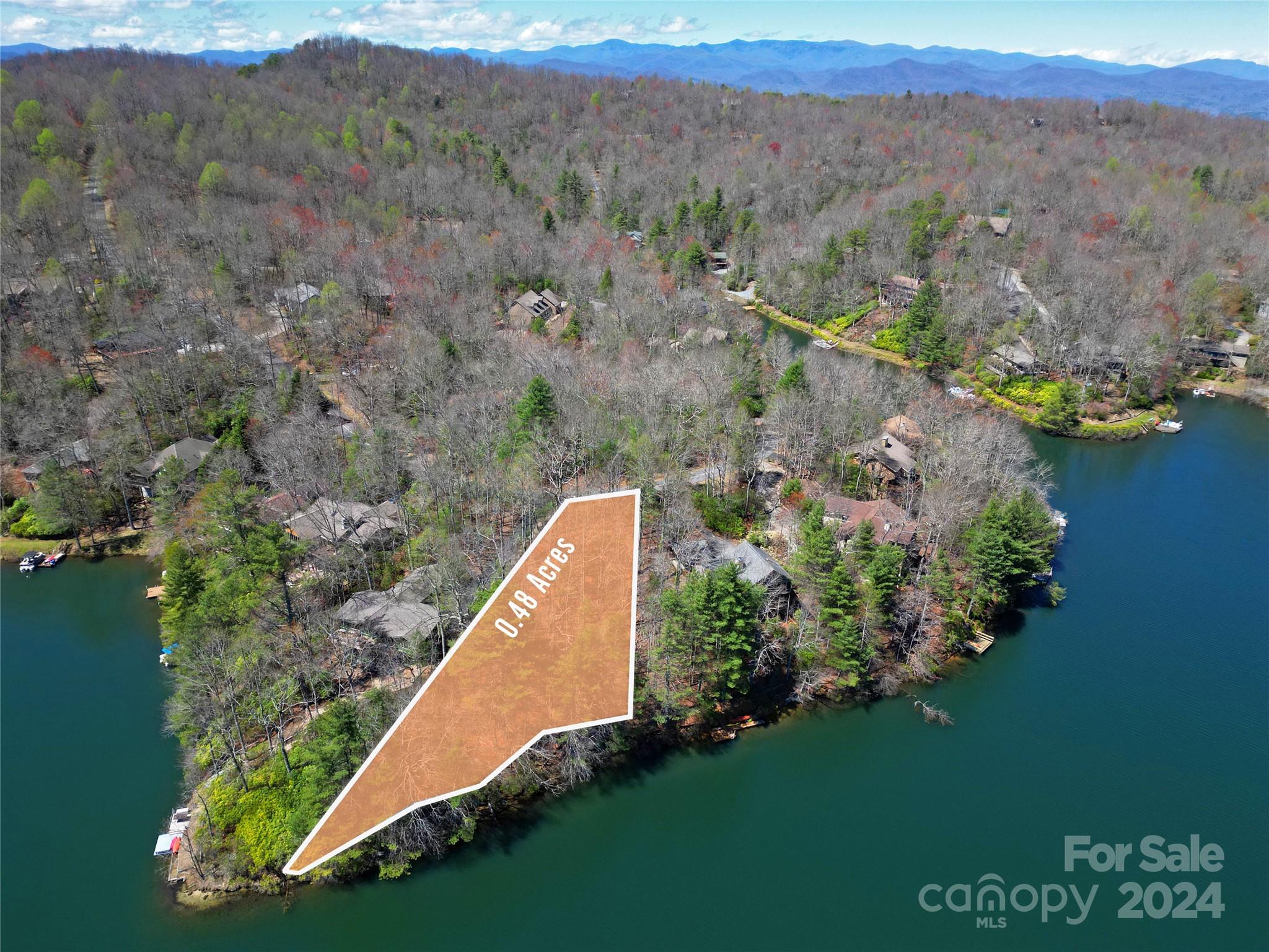 U22-l019 Cheulah Road, Unit 19/22 Brevard, NC 28712 - Photo 4 of 13 an aerial view of lake and mountain view
