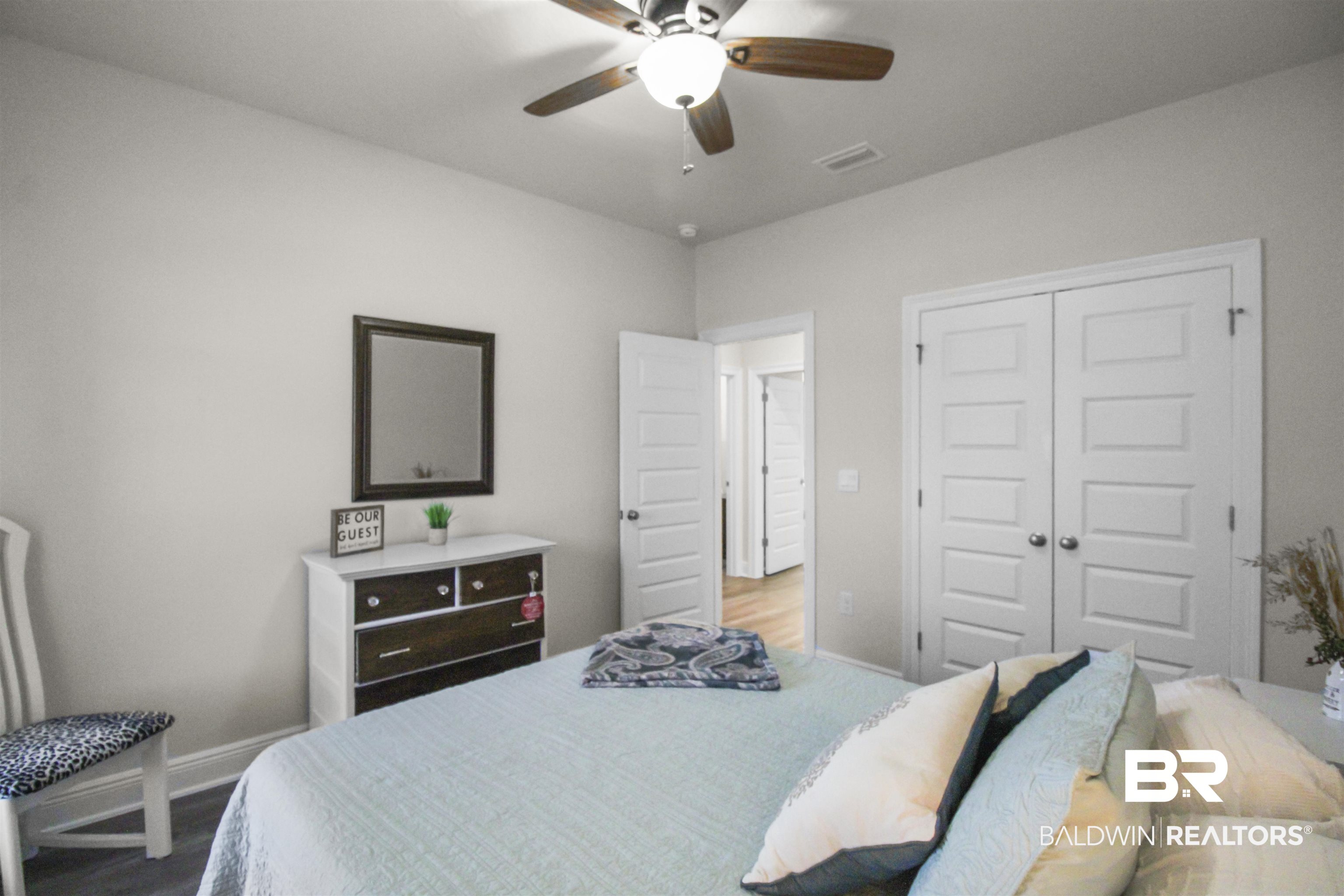 12523 Pheasant Run Elberta, AL 36530 - Photo 24 of 43 Bedroom with ceiling fan and a closet