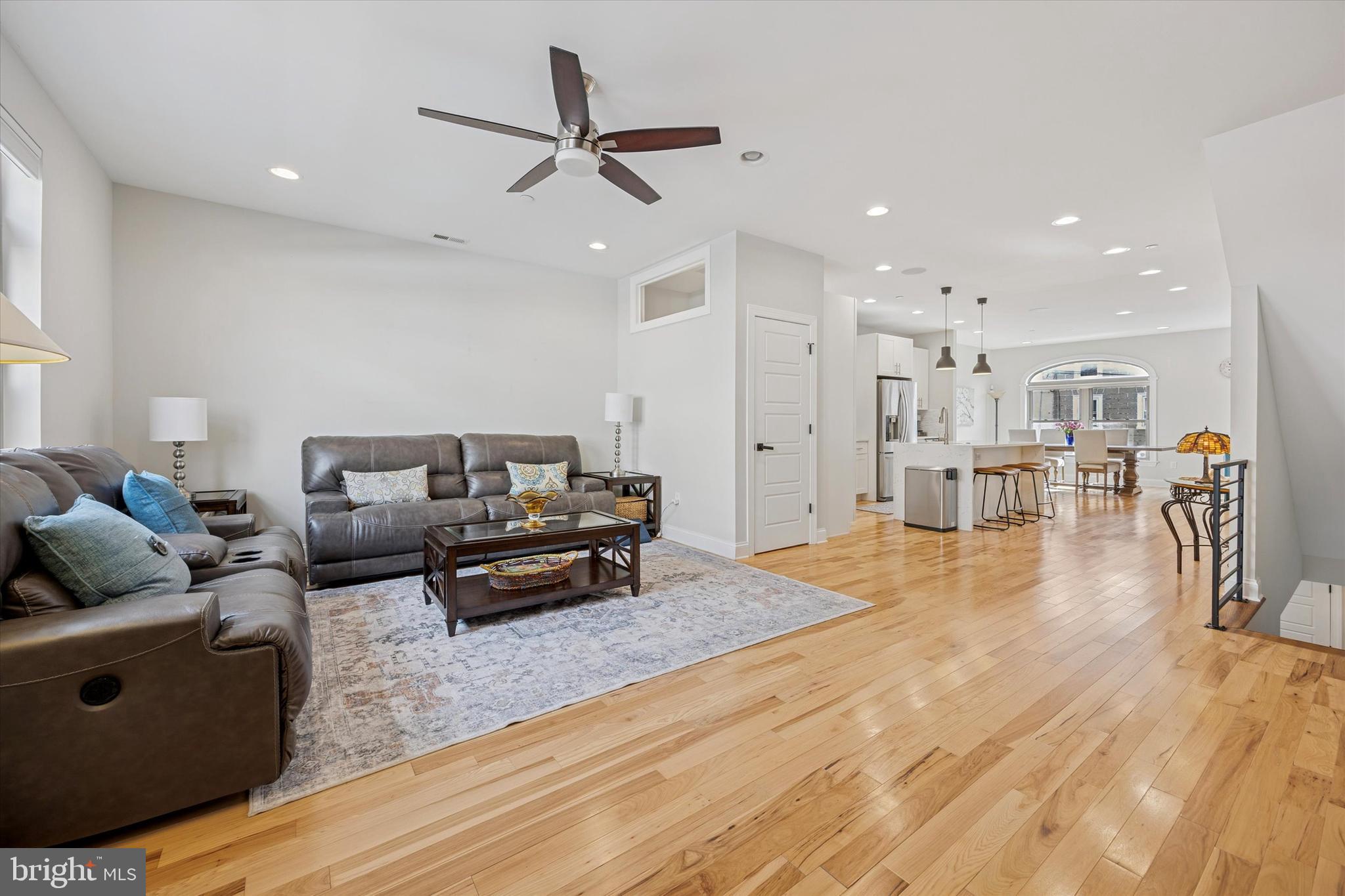 152 Carson Street Philadelphia, PA 19127 - Photo 5 of 33 a living room with furniture and a wooden floor