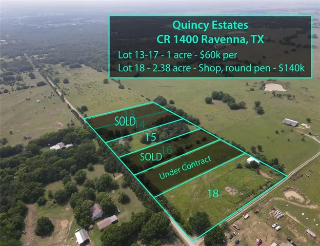 $60,000 | Lot 11 County Road 1400, Ravenna, TX 75476