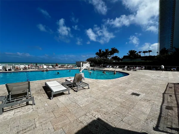 a view of beach and ocean