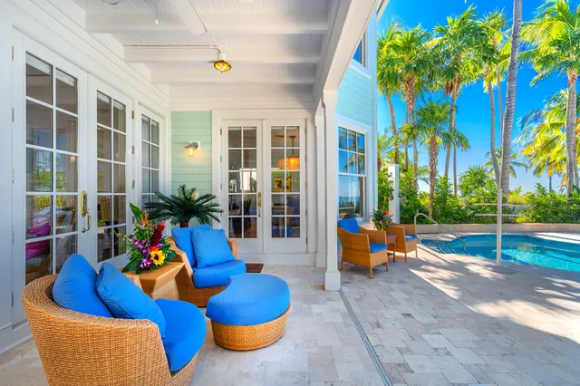 a kitchen with lots of counter top space