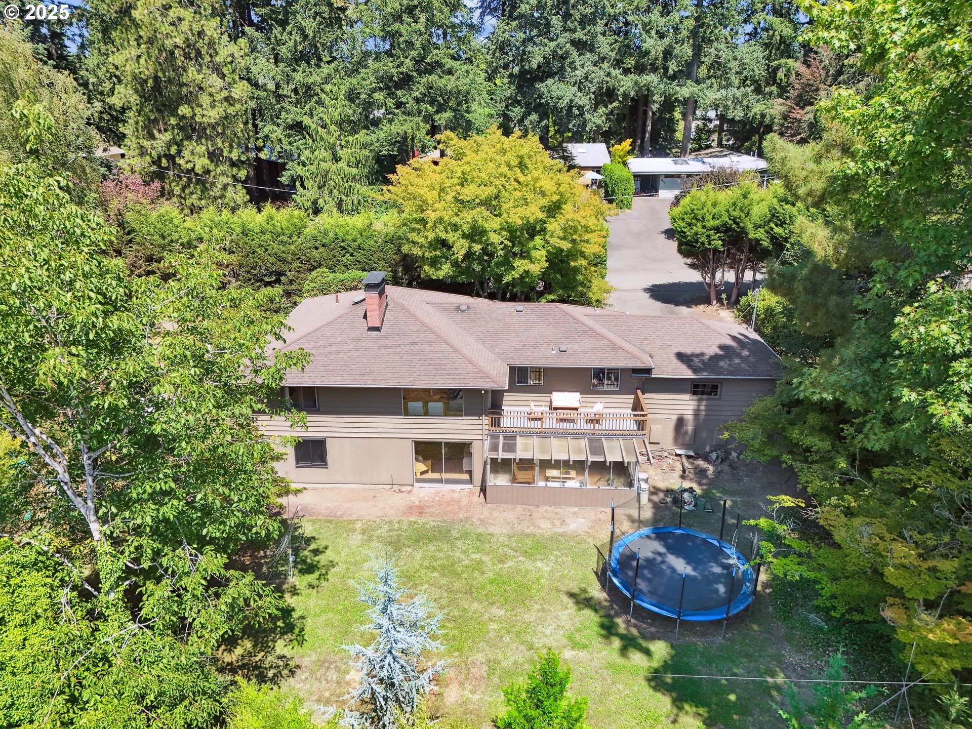 5820 Southwest Miles Court Portland, OR 97219 - Photo 46 of 48 an aerial view of a house