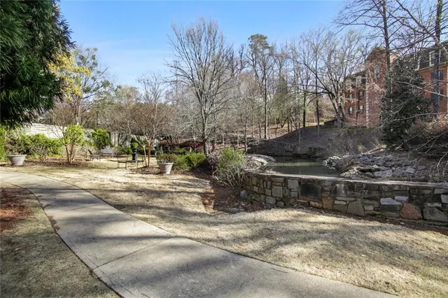 a view of street with houses